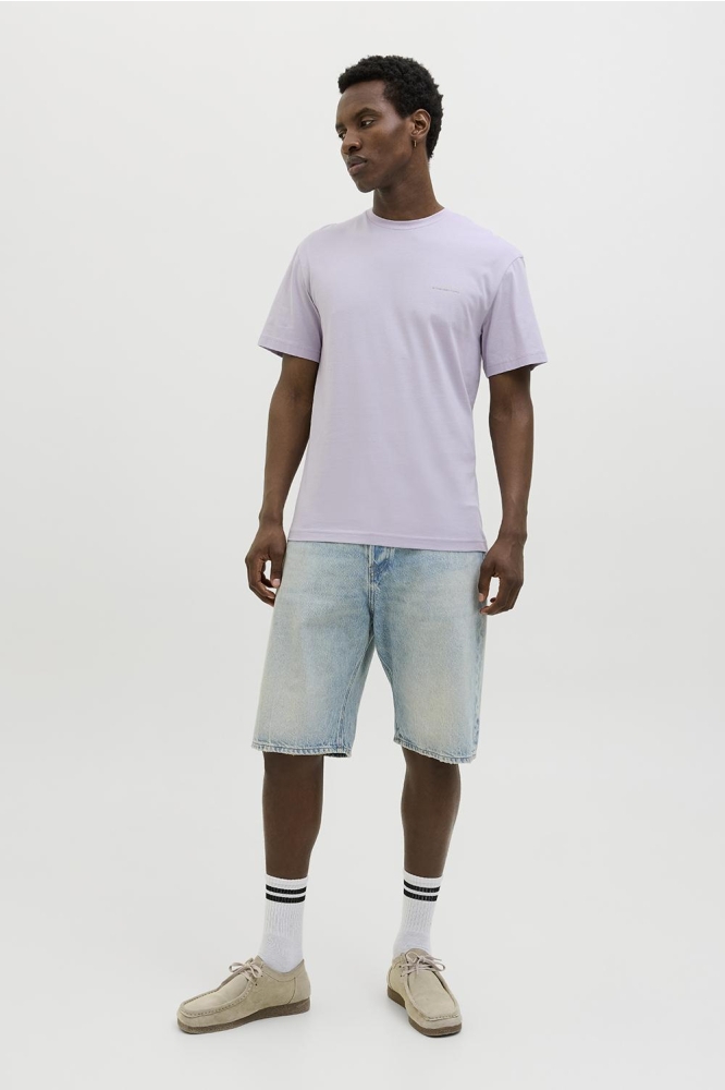 JJSUMMER VIBES TEE SS CREW NECK 12269372 LANGUID LAVENDER